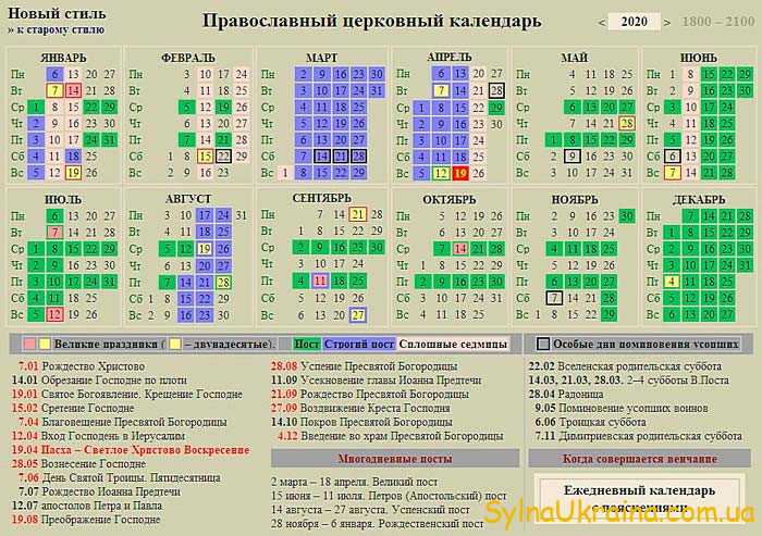 Православний календар