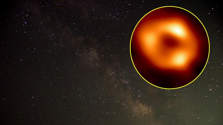 Стрілець A*.  Вчені показали фотографію чорної діри в центрі Чумацького Шляху