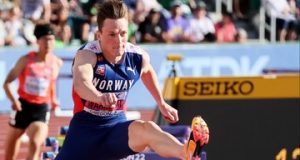 Чемпіонат світу з легкої атлетики: Карстен Вархольм лякає суперників своїми туфлями на кігтях Чемпіонат світу з легкої атлетики: Карстен Вархольм лякає суперників своїми туфлями на кігтях