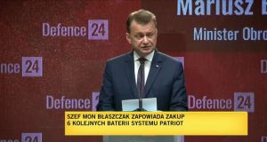 Маріуш Блащак: поставки компонентів системи Patriot тривають Блащак: Я підписав запит на ще шість батарей Patriot