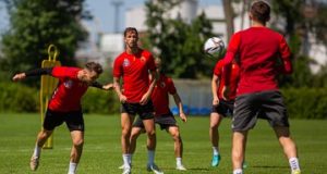 Перемога Ягеллонії Білосток наприкінці тренувального збору Перемога Ягеллонії Білосток наприкінці тренувального збору