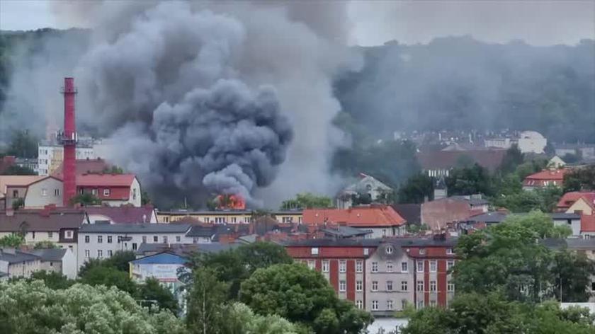 Пожежа в Слупську 
