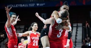 Волейболістки Ліги націй: Туреччина – США. Пряме включення та результат Волейболістки Ліги націй: Туреччина – США. Пряме включення та результат