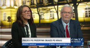 Ярослав Качинський перервав своє турне Польщею. Коментують політологи Мєньковська-Норкене про Качинського: йшлося про те, щоб піти і подивитися, з чим він зіткнеться