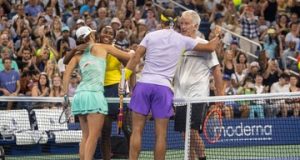 На допомогу Україні зібрано понад мільйон доларів. Іга Свёнтек і Рафаель Надаль були в захваті на корті На допомогу Україні зібрано понад мільйон доларів. Іга Свёнтек і Рафаель Надаль були в захваті на корті