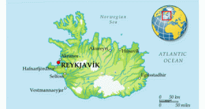 Нерухомість в Ісландії Карта Ісландії