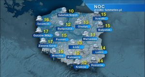 Погода на завтра – понеділок, 08.01. Може йти дощ, а місцями навіть гроза Прогноз погоди на ніч