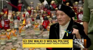 Трачик-Ставська і Моравецький. Дві промови про ставлення до німців, дві під час святкування вибуху Варшавського повстання Трачик-Ставська закликає воєводу встановити хрест на цвинтарі Варшавського повстання