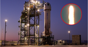 Blue Origin. Невдача ракети Джеффа Безоса. Капсулу вдалося врятувати Blue Origin. Невдача ракети Джеффа Безоса. Капсулу вдалося врятувати