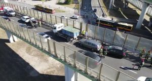 ДК25, Легач Менського пов. Лобове зіткнення легковика та вантажівки, водій загинув Зіткнення на естакаді