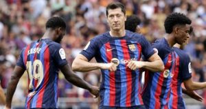 Ла Ліга: два голи від Роберта Левандовскі. Вірна перемога Барселони Ла Ліга: два голи від Роберта Левандовскі. Вірна перемога Барселони