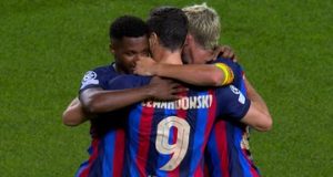 Ліга чемпіонів: хет-трик Роберта Левандовскі в матчі Барселона – Вікторія Пільзно (ВІДЕО) Ліга чемпіонів: хет-трик Роберта Левандовскі в матчі Барселона – Вікторія Пільзно (ВІДЕО)