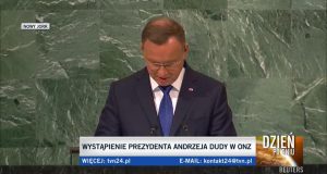 Об’єднані Нації. Анджей Дуда: війна в Україні – це не регіональний конфлікт, це джерело глобальної пожежі Анджей Дуда: Зараз у Польщі проживає понад 40 мільйонів людей