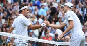 Роджер Федерер згадує матч з Юбертом Гуркачем. “Все закінчилося” Роджер Федерер згадує матч з Юбертом Гуркачем. "Все закінчилося"