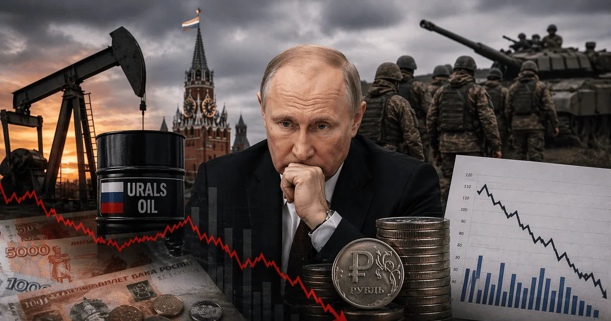 Володимир Путін на тлі нафти, Кремля та економічного спаду РФ