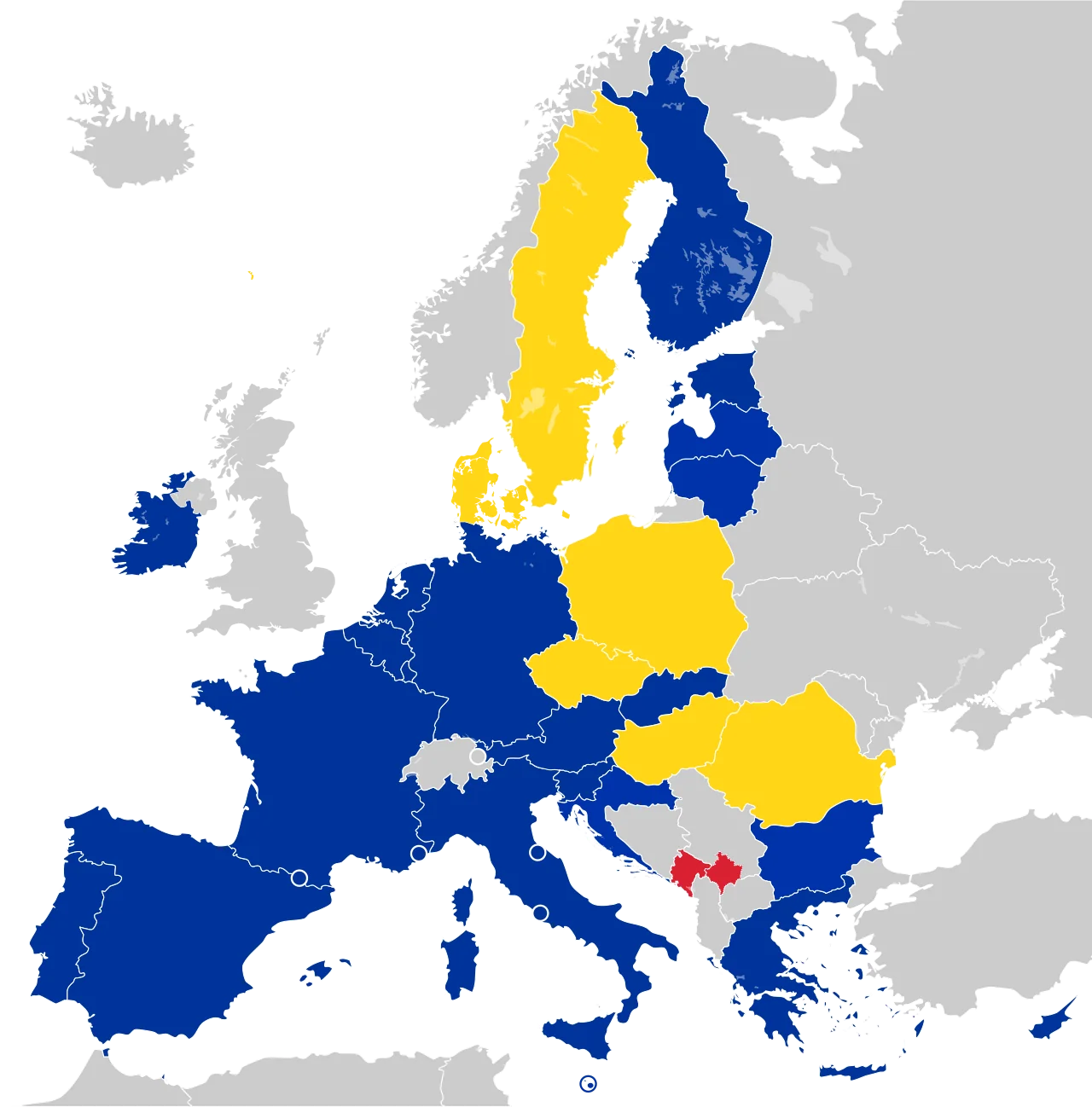 Єврозона ЄС: які країни ще без євро та як до неї приєднатися