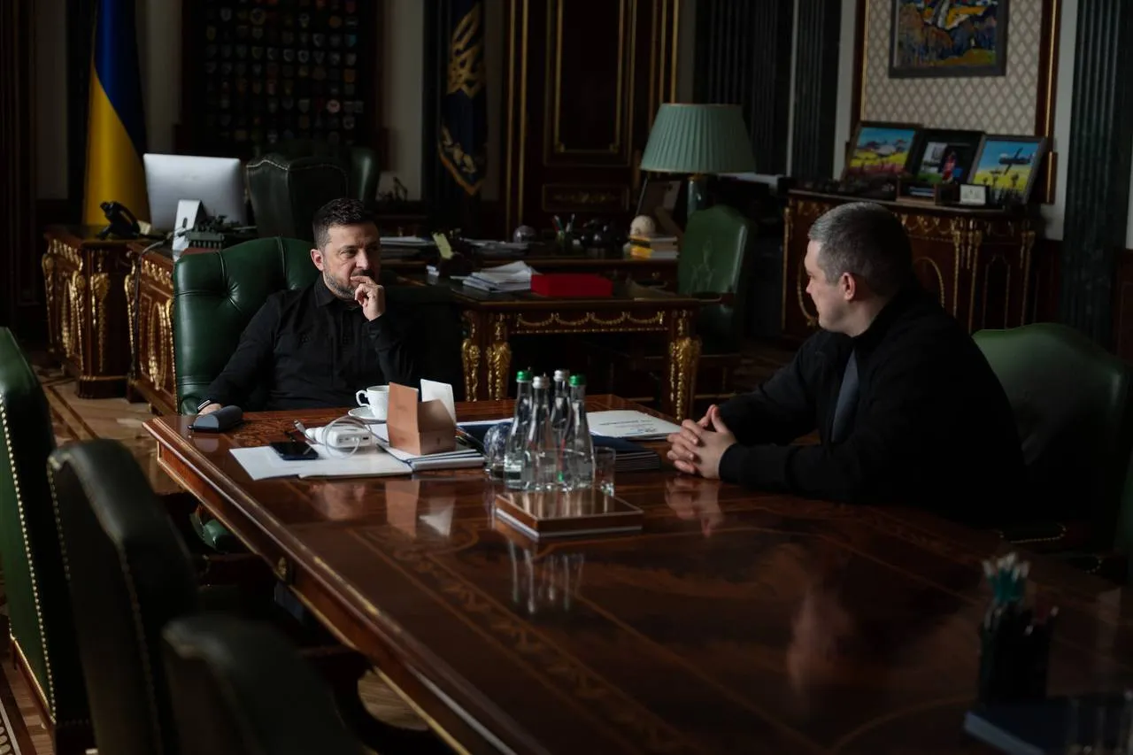 Президент Зеленский на встрече в кабинете по кандидатуре премьер-министра
