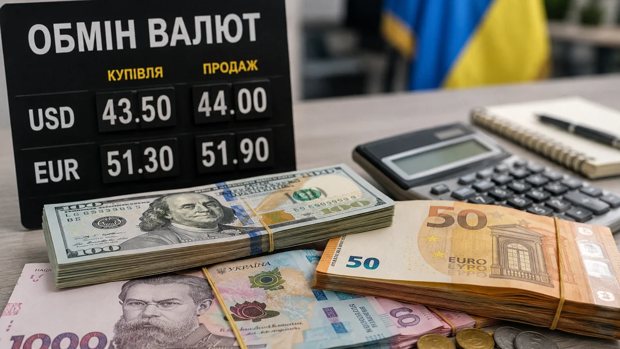 Курс долара та євро в Україні: зміни на старті тижня