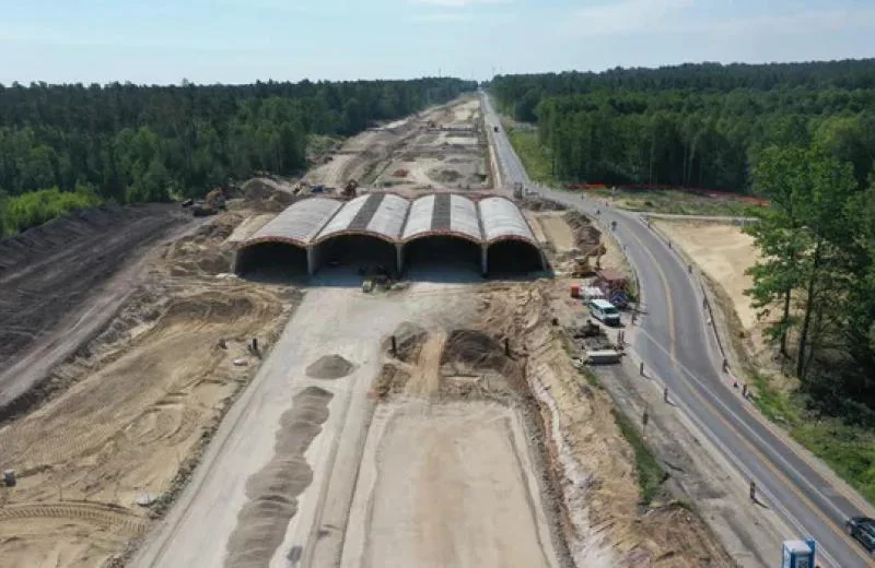 Будівництво ділянок автомагістралі S17 у Люблінському воєводстві Польщі