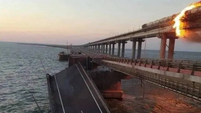 Уражений залізничний міст у Криму після удару Сил оборони