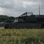 Модернізований Abrams 160-ї бригади з решітчастим захистом від FPV-дронів